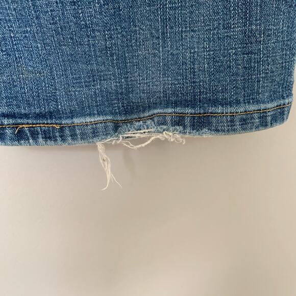 Levis 515 bootcut blue jeans medium wash light stretch size 12 Long - Picture 11 of 13